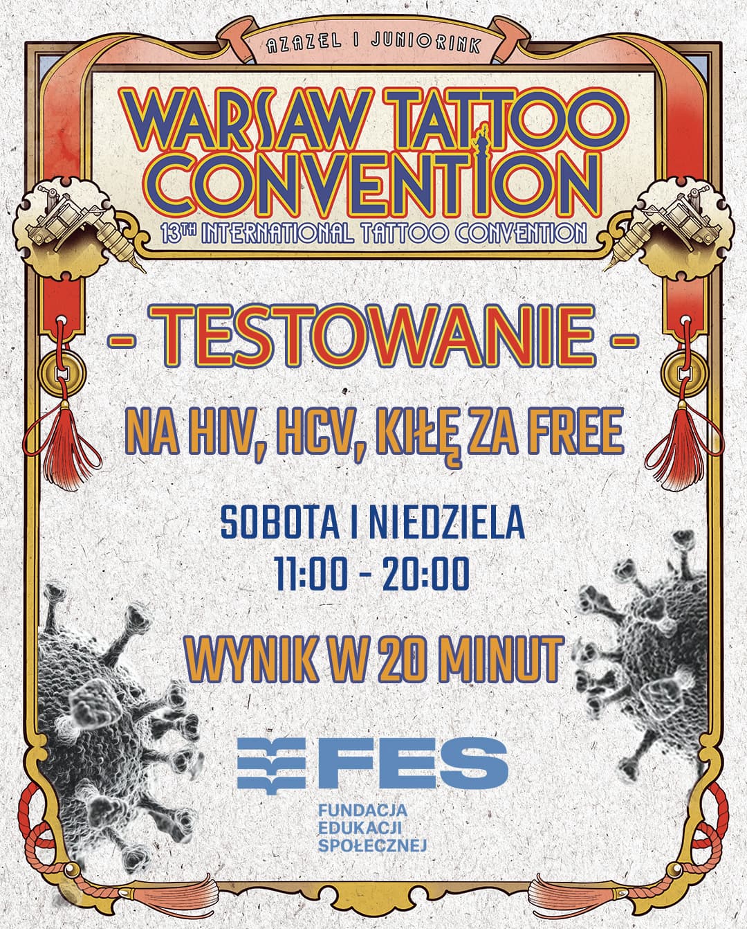 TEST NA HIV, HCV i KIŁĘ ZA FREE