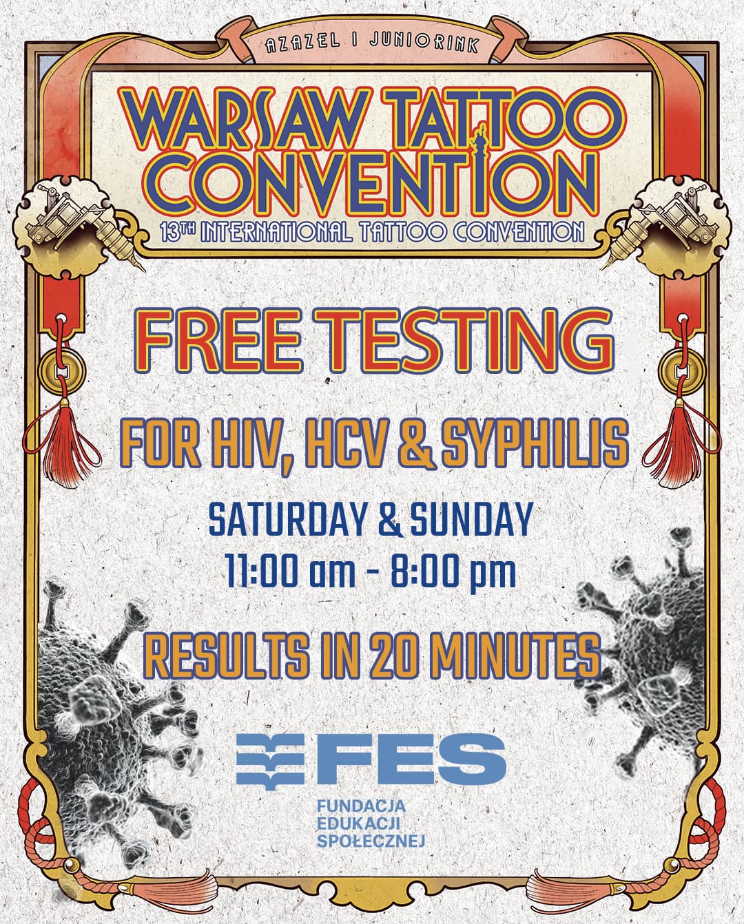 FREE HIV, HCV & SYPHILIS TESTING