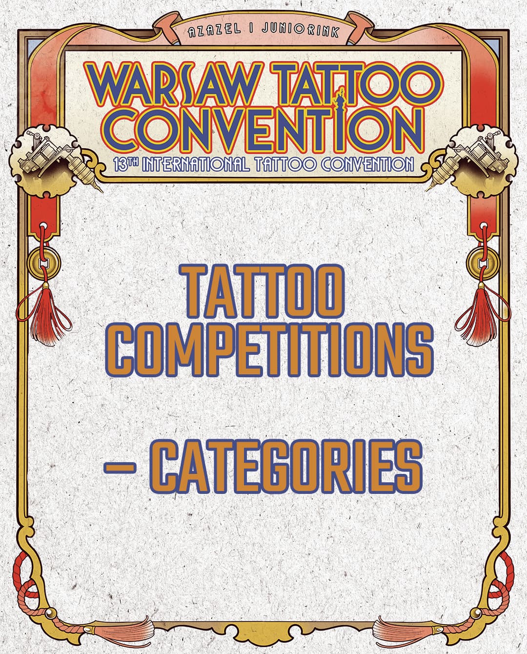 TATTOO COMPETITIONS – CATEGORIES
