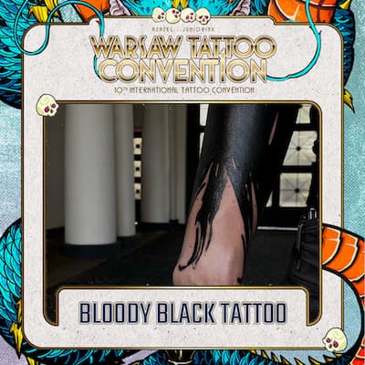 Bloody Black Tattoo