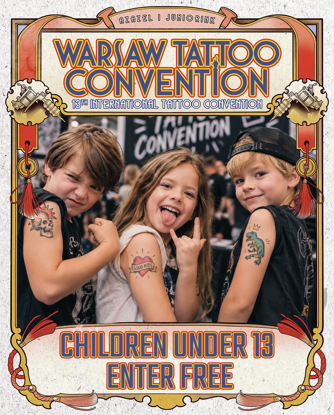 CHILDREN UNDER 13 ENTER FREE
