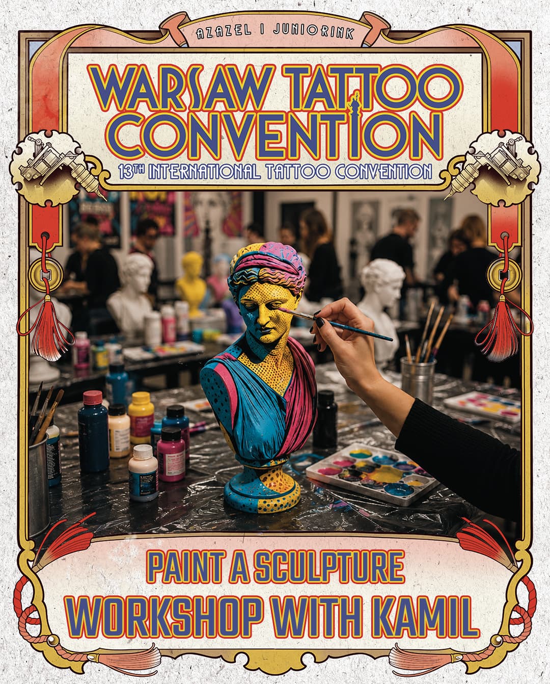 PAINT A SCULPTURE - WORKSHOP WITH KAMIL